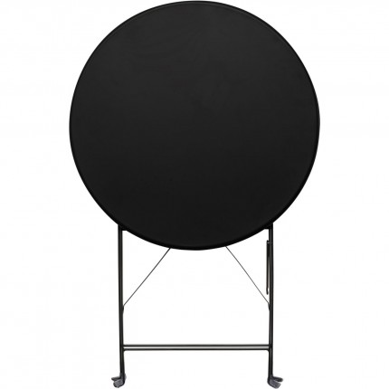 Table de jardin pliante Balcony 60cm noire Kare Design