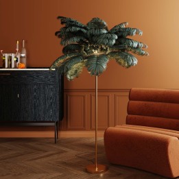 Lampadaire plumes vertes -  Kare Design