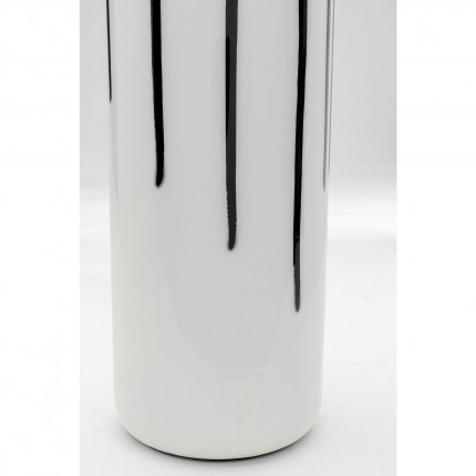 Vase Macchie 45cm noir et blanc Kare Design