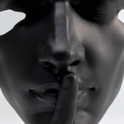 Déco visage noir silence Kare Design