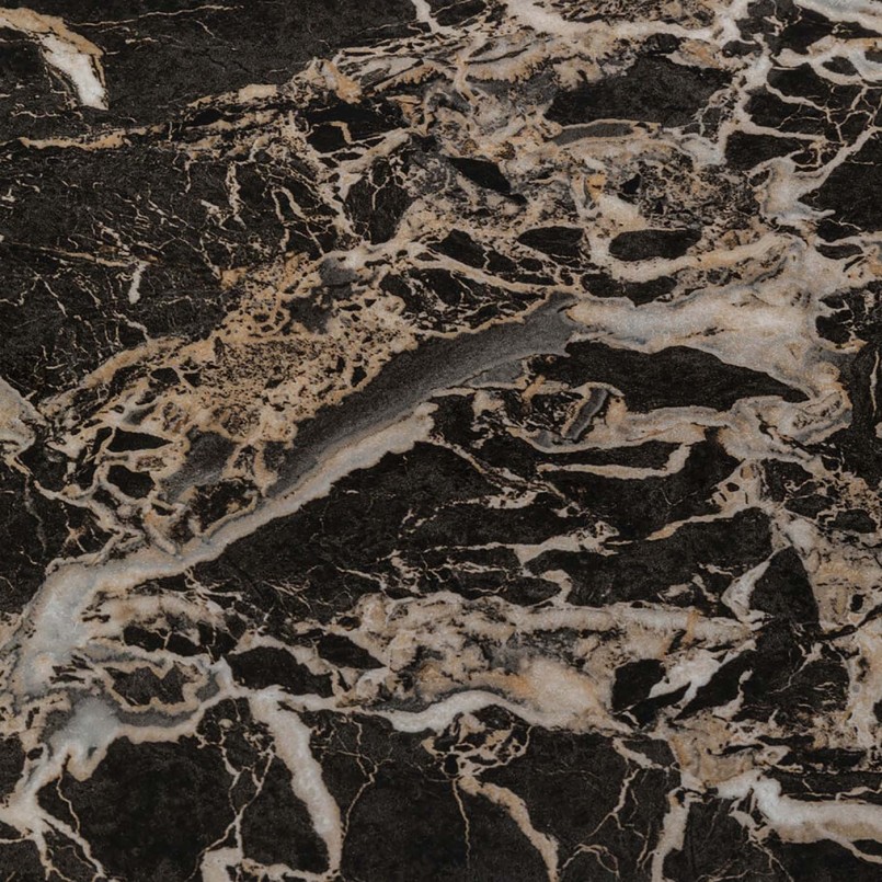 Table effet marbre noire - Schickeria - Kare Design