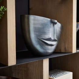 Vase nez et bouche anthracite - Kare Design