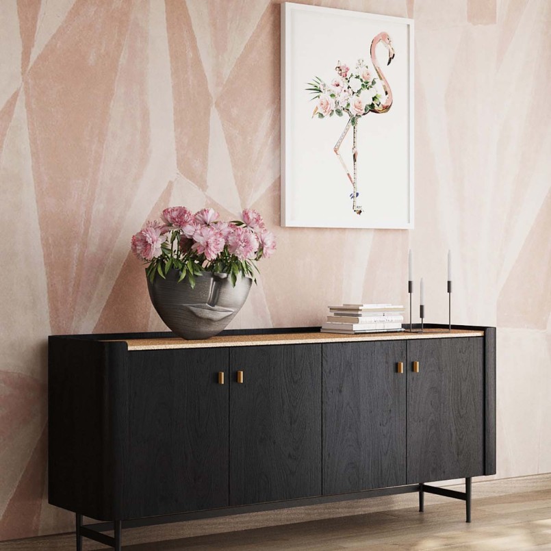 Vase nez et bouche anthracite - Kare Design