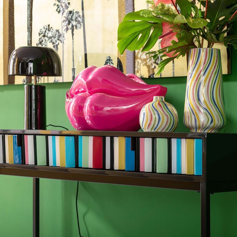 Retro black table lamp - Loungy - Kare Design
