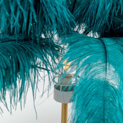 Lampe plumes vertes Kare Design