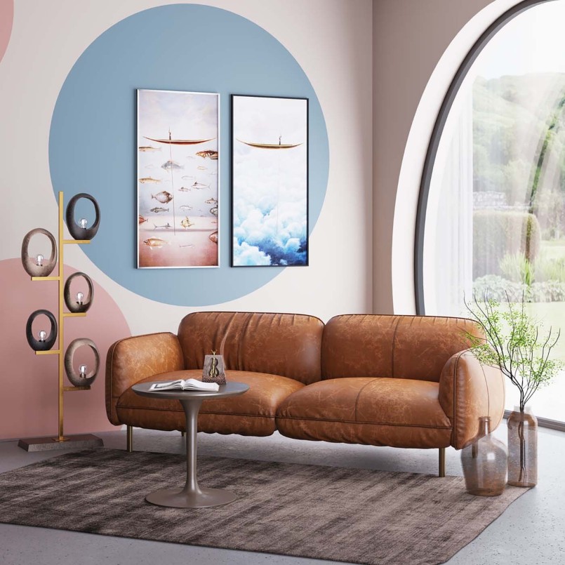 Peinture gondolier dans un ciel de nuages - Kare Design
