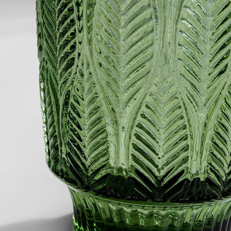 Verres à eau en verre vert - Fogli - Kare Design