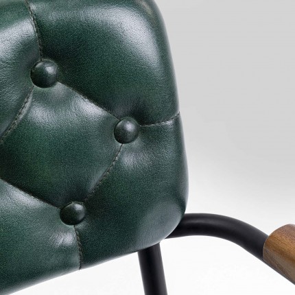 Chaise avec accoudoirs Salsa verte Kare Design
