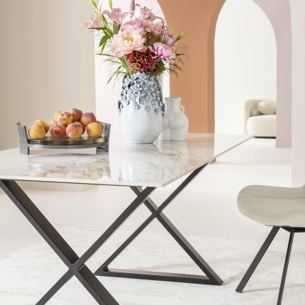 Pieds de table Tavola Cross noirs set de 2 Kare Design