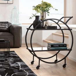 Retro black sideboard - Loft - Kare Design