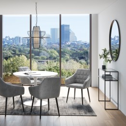 Contemporary black console - Loft - Kare Design