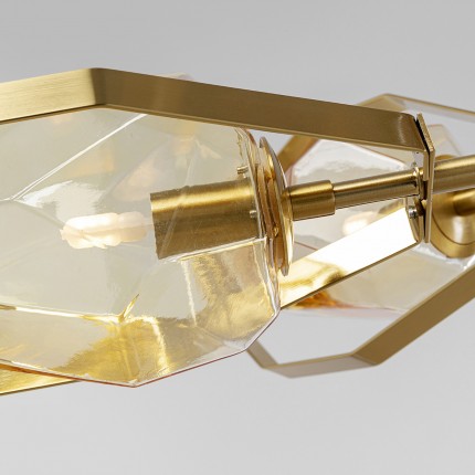 Suspension Diamond Fever dorée 106cm Kare Design