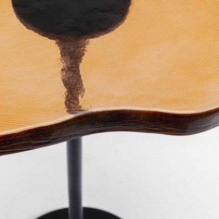 Table d'appoint Lava orange Kare Design