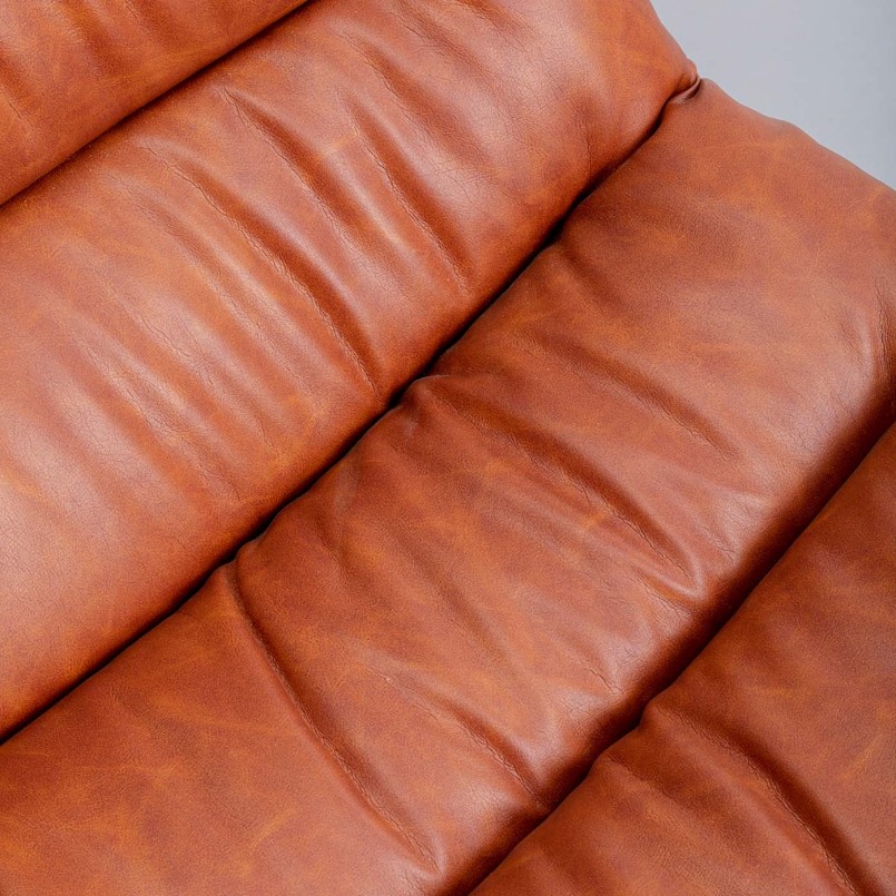 Vintage leatherette swivel chair - Lido - Kare Design