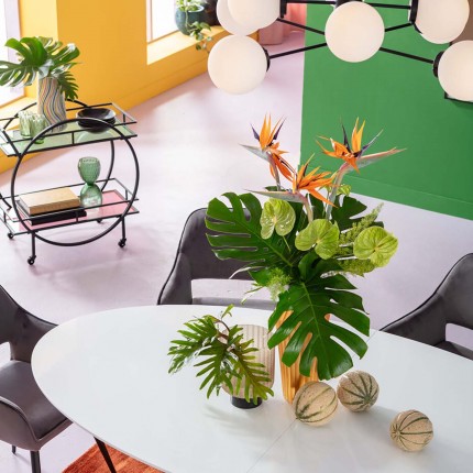 Assiettes creuses Organic 22cm noires set de 6 Kare Design