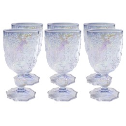 Water glasses with embossed snowflakes - Ice Flowers - Kare Design