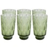 Verres à eau en verre vert - Fogli - Kare Design