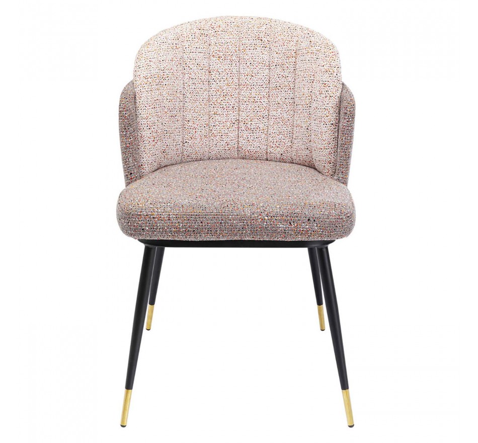 Chaise Hojas Flitter beige Kare Design