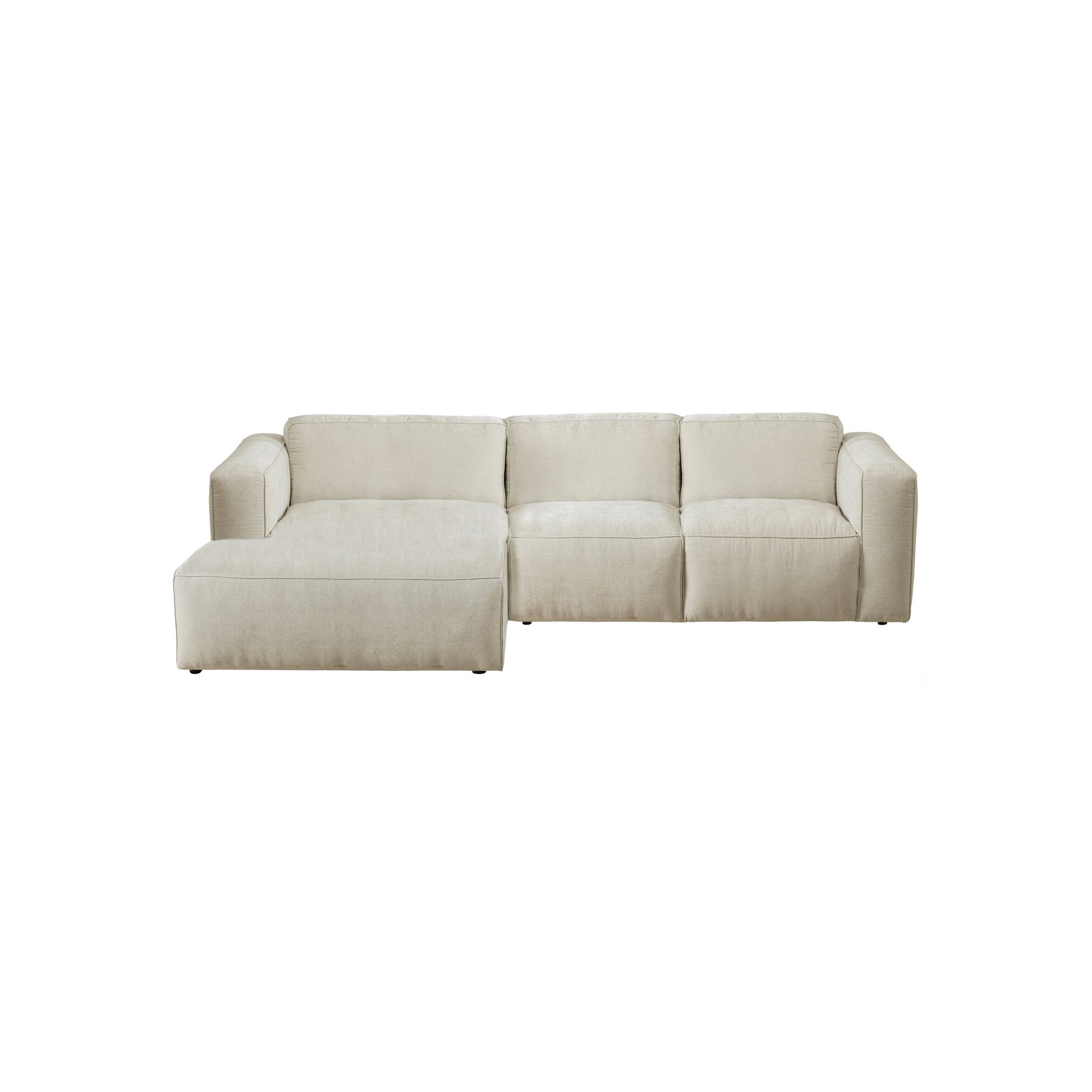Canapé d'angle Henry 285cm crème gauche Kare Design