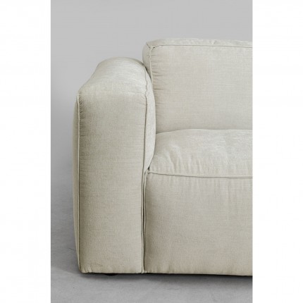 Canapé d'angle Henry 285cm crème droite Kare Design