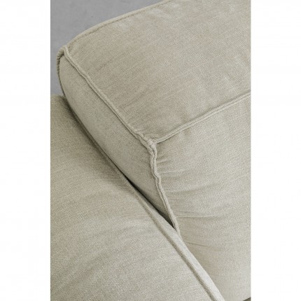 Canapé d'angle Henry 285cm crème droite Kare Design