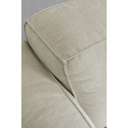 Canapé d'angle Henry 285cm crème droite Kare Design