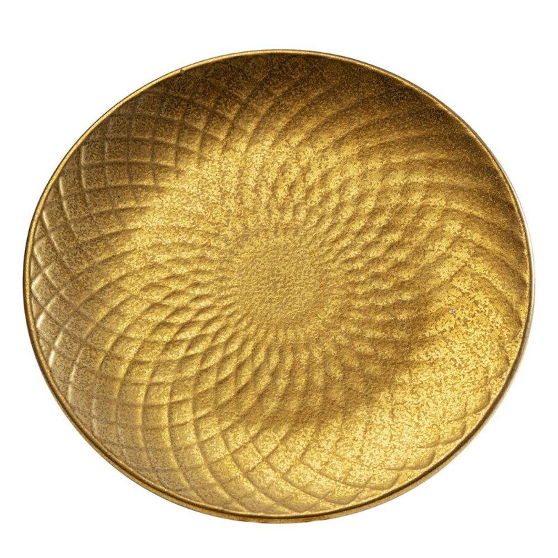 Gold ceramic plates - Diva - Kare Design