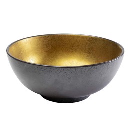 Bol en porcelaine gris et doré - Diva - Kare Design