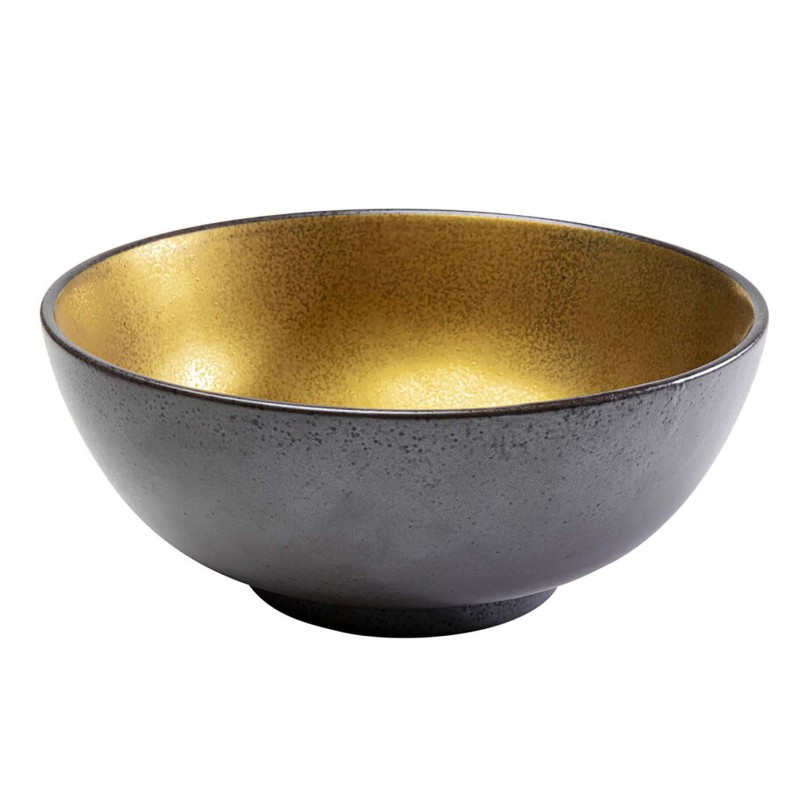 Bol en porcelaine gris et doré - Diva - Kare Design