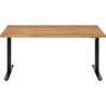 Bureau Smart Jackie chêne noir 160x80cm Kare Design