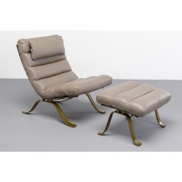 Fauteuil + repose-pied Novel