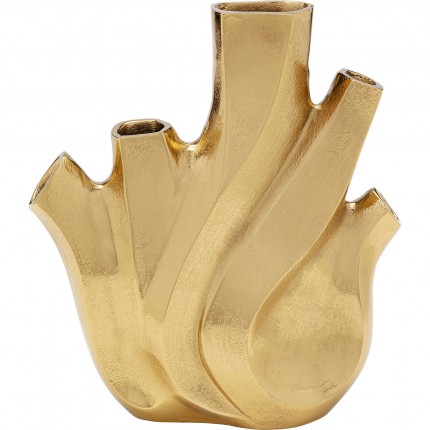 Vase Flame doré 25cm