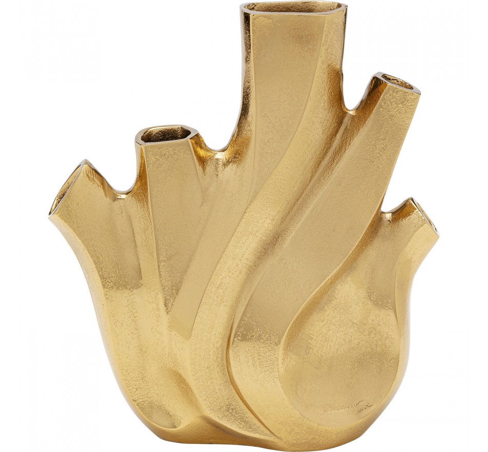 Vase Flame doré 25cm
