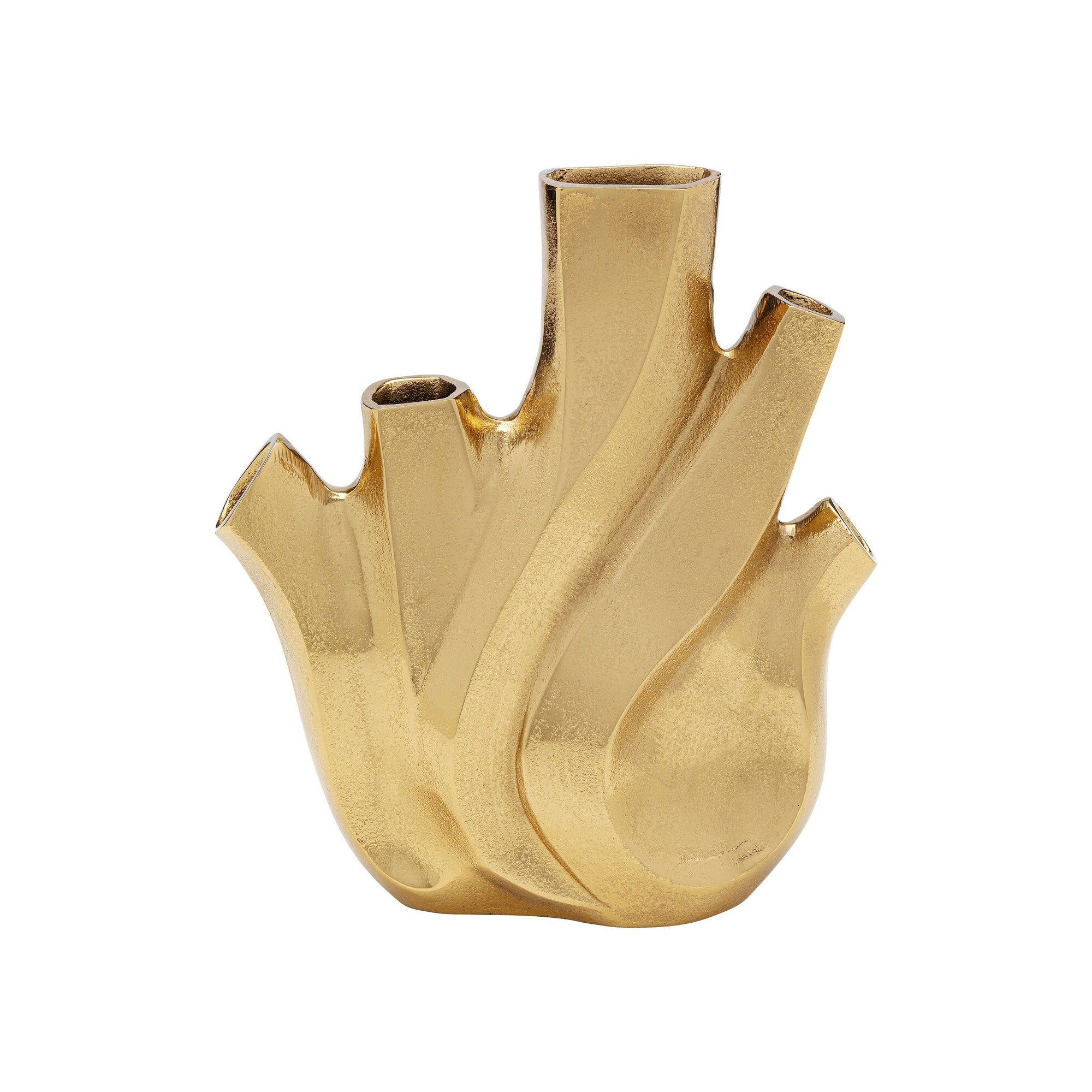 Vase Flame doré 25cm