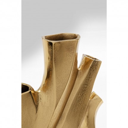 Vase Flame doré 25cm