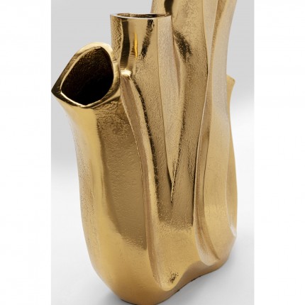 Vase Flame doré 25cm