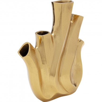 Vase Flame doré 25cm
