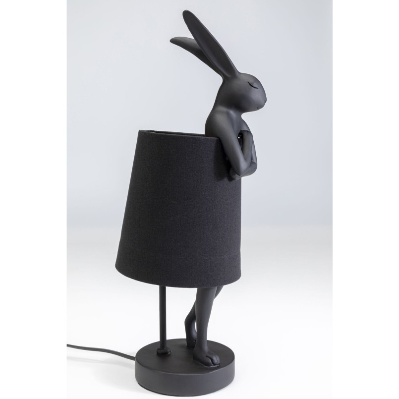 Lampe à poser Animal Rabbit noir 50cm