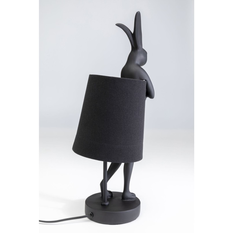Lampe à poser Animal Rabbit noir 50cm