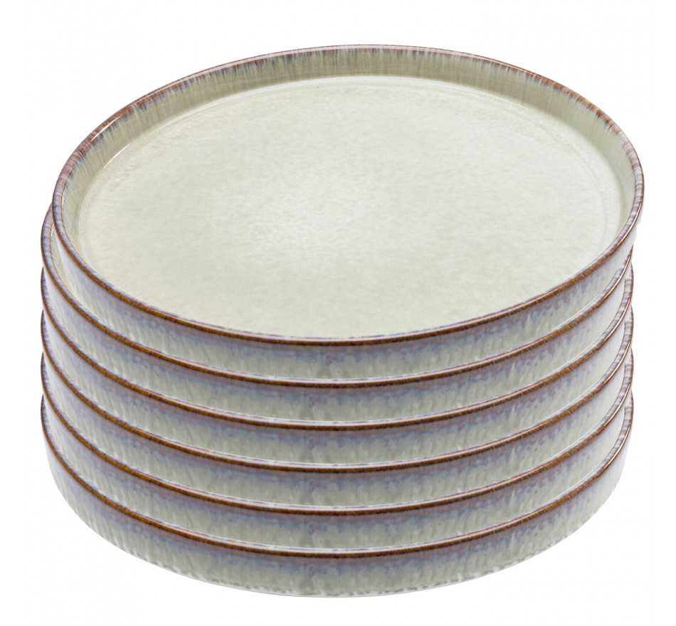 Assiettes creuses Skandi 27cm set de 6 Kare Design