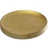 Assiettes en céramique dorée - Diva - Kare Design