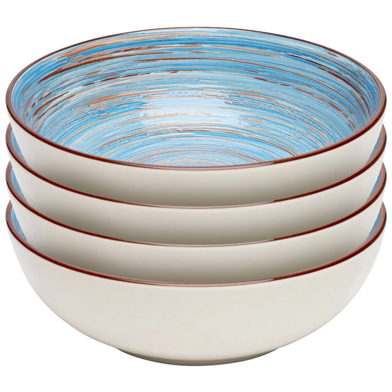 Blue sandstone bowls - Swirl - Kare Design