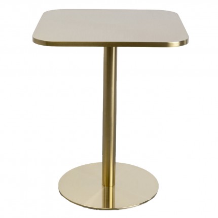 Table Julie 60x60cm dorée Kare Design