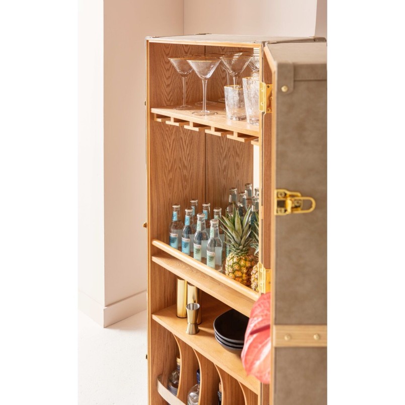 Bar coffre vintage marron - West Coast - Kare Design