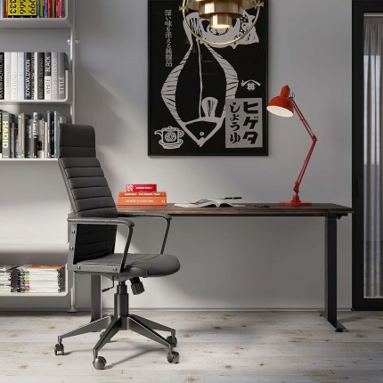 Desk Smart Symphony walnut black 160x80cm Kare Design Desk Smart Symphony walnut black 160x80cm Kare Design