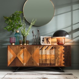 Buffet ethnique en bois - Tomahawk - Kare Design