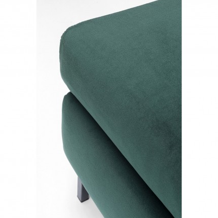 Pouf Gianna velours vert Kare Design