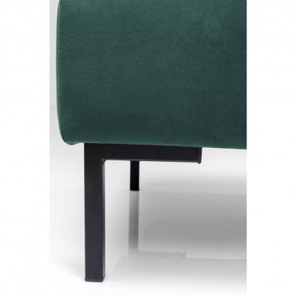 Pouf Gianna velours vert Kare Design