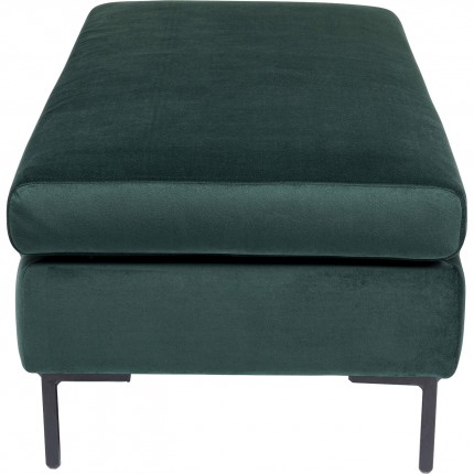 Pouf Gianna velours vert Kare Design