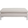 Cream fabric footstool - Gianna - Kare Design
